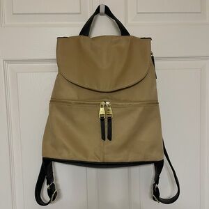 15” Tan/Black Steve Madden Backpack